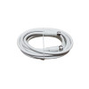 CABLE SATELLITE COAXIAL FICHE F MALE/MALE 4M BLANC
