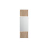 PORTE DE PLACARD COULISSANTE DAKOTA CHENE+MIROIR 250X76,2CM