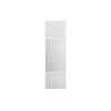 PORTE DE PLACARD COULISSANTE SNOW BLANC+MIROIR 250X96,2CM