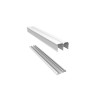 RAIL/BANDEAU 284CM LAQUE BLANC LOT DE 2
