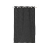 RIDEAU TAMISANT JOEY COTON 140X250CM NOIR