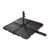 DALLE DE LESTAGE POUR PARASOL DEPORTEE 22KG NOIR