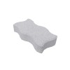 PAVE BETON VIBROCOMPRESSE S IVOIRE L.24.5 CM X L.12.5 CM X EP.5 MM
