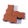PAVE BETON S SAUMON L.24.5 CM X L.12.5 CM X EP.50 MM