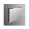 ARMOIRE TOILETTE 93 CM IMAGE3 GRIS METAL