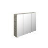 ARMOIRE TOILETTE 90 CM IMAGE3 GRIS FLORAL