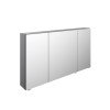 ARMOIRE TOILETTE 130 CM IMAGE3 GRIS METAL