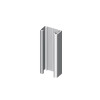 GLISSIERE ALUMINIUM POUR CLOTURE KLOSUP 1M2 BLANC