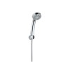 DOUCHETTE 1 JET NATU 7,5CM + FLEXIBLE + SUPPORT