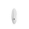 CROCHET ADHESIF PLASTIQUE BLANC MOYEN MODELE LOT DE 2