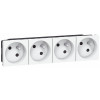 PRISE AVEC TERRE MOSAIC BLANC X4