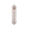 THERMOMETRE METAL VERNI FLEUR 30CM