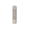 THERMOMETRE METAL PEINT 20CM BLANC