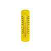 THERMOMETRE METAL VERNI JAUNE