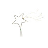 CIMIER ETOILE FILANTE MICROLED SCINTILLANT 33LED BLANC CHAUD 18X38CM