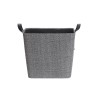 SAC GRANULE TISSU DAMA CARRE GRIS 40X35CM