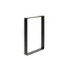 PIED MEUBLE 35X25 ACIER MAT NOIR