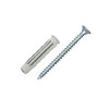 CHEVILLE UNIVERSEL NYLON 10X50MM + VIS X4