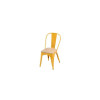 CHAISE OXFORD ACIER ACACIA MOUTARDE