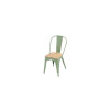 CHAISE OXFORD ACIER ACACIA VERT CLAIR