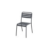 CHAISE CAFE ACIER ANTHRACITE