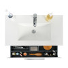 PLAN VASQUE SIMPLE ESSENTIAL CERAMIQUE BLANC 81X46CM