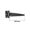 PENTURE ANGLAISE AXE COMP L150 NOIR
