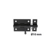 VERROU BOX + GACHE DIAMETRE 10 NOIR