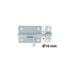 VERROU BOX + GACHE DIAMETRE 16 ZINGUE BLANC