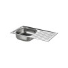 EVIER A ENCASTRER COMO 1 BAC +1 EGOUTTOIR L75.5XP48CM INOX