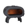 POELE A BOIS FIFTY SUR ARCHE ANTHRACITE 10KW