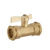 VANNE PE A COMPRESSION LAITON D25