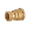 MANCHON LAITON RACCORDEMENT A COMPRESSION PE D25 ECROU LIBRE 20X27