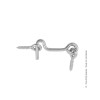 CROCHET FIL D5 L160 + PITON INOX A2