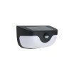 APPLIQUE EXTERIEURE SOLAIRE DETECTION 300LM 4000K NOIR