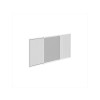 MOUSTIQUAIRE EXTENSIBLE 70X100 CADRE ALU BLANC