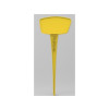 ETIQUETTE A PLANTER JAUNE 25CM LOT DE 5