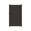 PORTILLON ALU GRIS PLEIN HEZO 1X1,70M