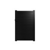 PORTILLON ALU NOIR PLEIN CONCARNEAU 1X1,53M