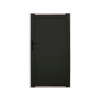 PORTILLON ALU NOIR PLEIN LAO 1X1,70M