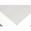 PLAQUE PLAT POLYCARBONATE CLAIR 200X98CM EP16MM