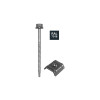 FIXATION L100MM GRIS RAL7016 X50