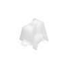 CALE PLASTIQUE L40MM BLANC LOT 10 POUR PLAQUE ACIER