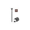 KIT 25 FIXATIONS PLAQUE ACIER EP0.25 ROUGE