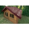 PLAQUE TOITURE NERVUREE ACIER GALVANISE ROUGE 200X105 EP0.63MM