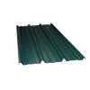 PLAQUE TOITURE NERVUREE ACIER GALVANISE VERT 300X105 EP0.50MM