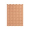 PLAQUE TOITURE EASY ASPECT TUILE ACIER TERRA COTTA 1,135X0,86M