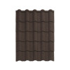 PLAQUE TOITURE EASY TUILE ACIER GALVANISE GALLEA MARRON