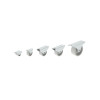ROULETTE FIXE PLATINE BLANC DIAMETRE 20MM