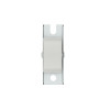 ROULETTE FIXE PLATINE BLANC DIAMETRE 30MM